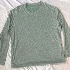 Tommy Bahama Flip Tide- Long Sleeve T-shirt- XXL- Sage green
